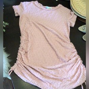NEW! FP beach ruched lilac tunic